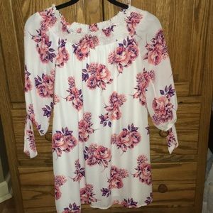 off the shoulder dress